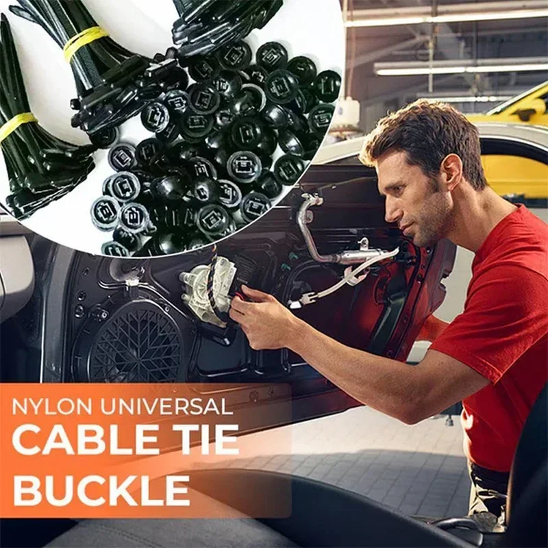 5-200pcs Nylon Cable Tie Buckl - Car Cable Organizer review and price