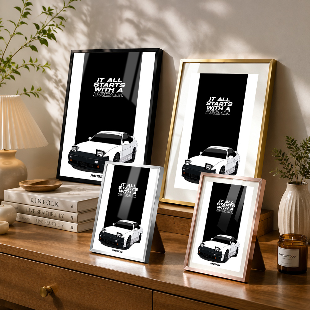 Dream Car Metal Poster With Al - Car Mirror review and price