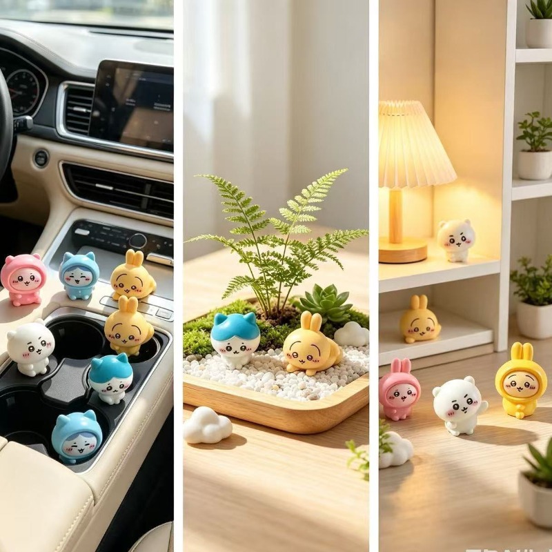 Chiikawa Mini Figurine, Cute U - Car Accessories Japanese review and price