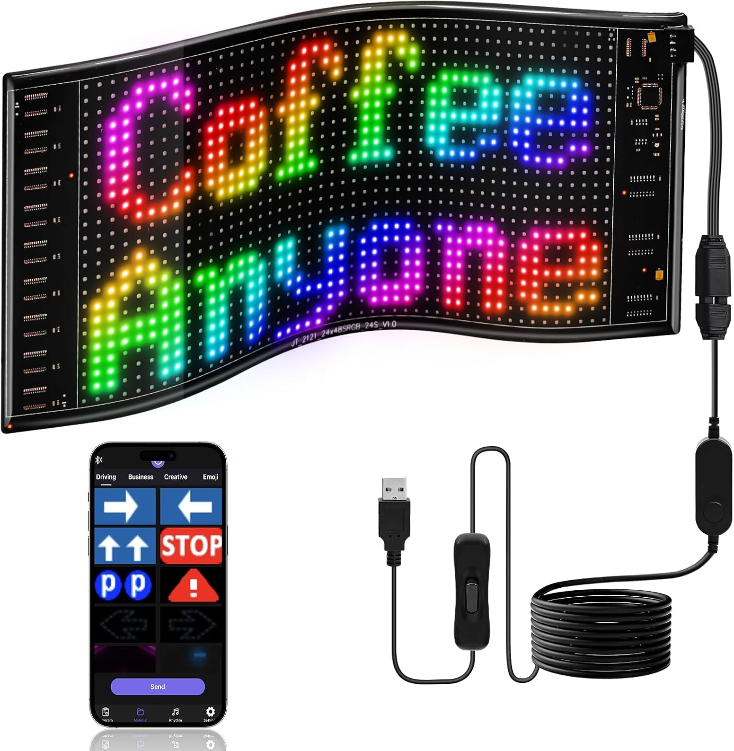 LED DIY Matrix Pixel Panel Led - Car Led Light review and price