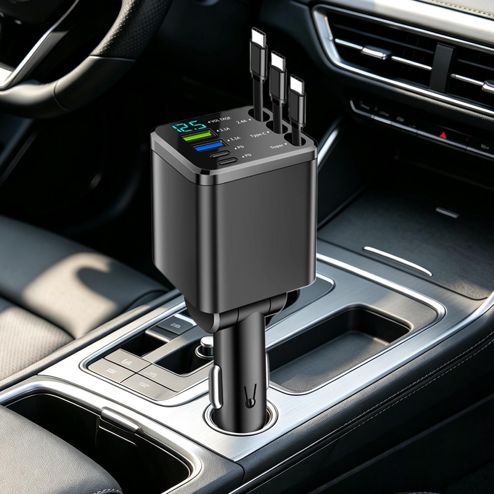 Retractable Charger For Car 10 - Car Charger review and price
