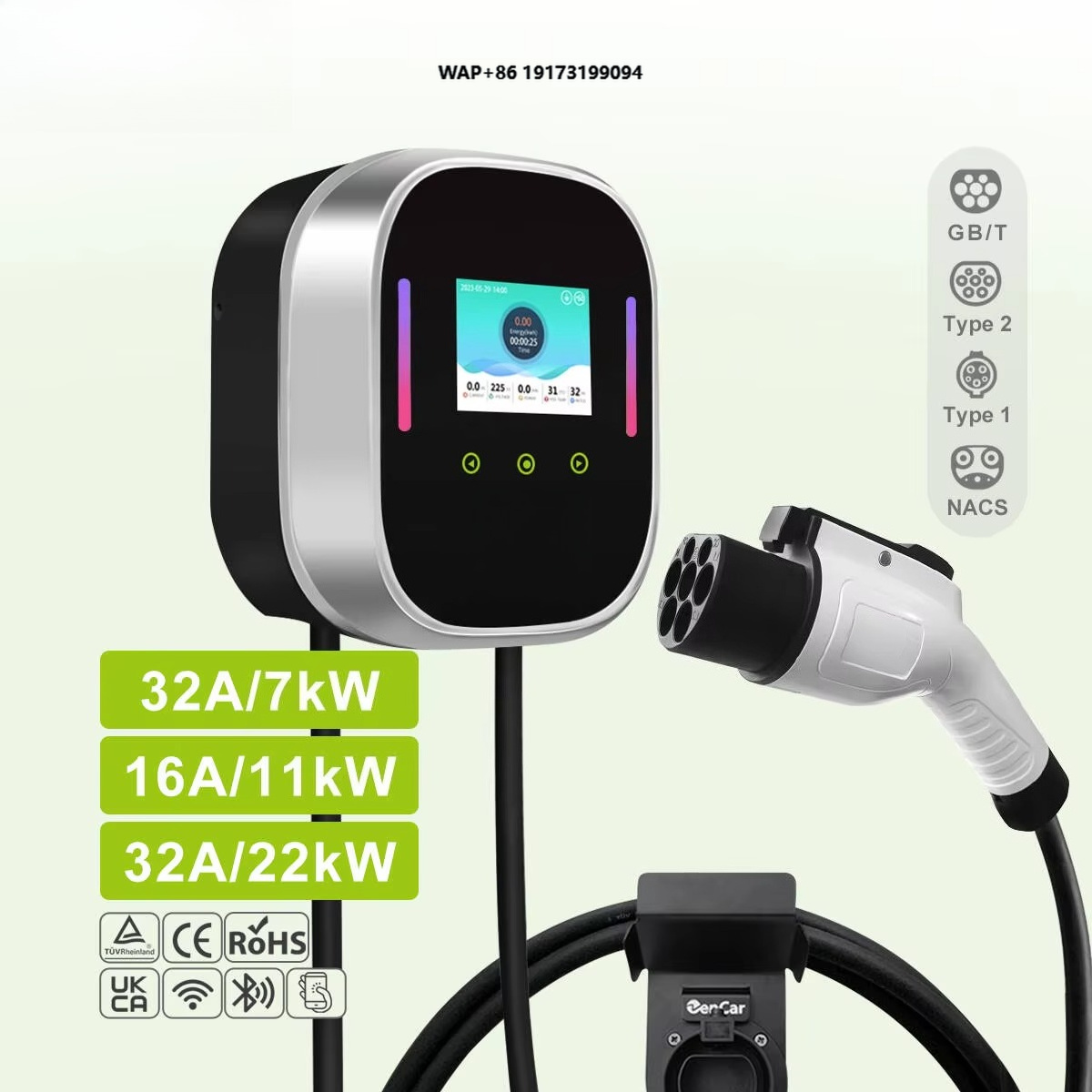Smart EV Charger Wallbox 22kW  - Car Charger review and price