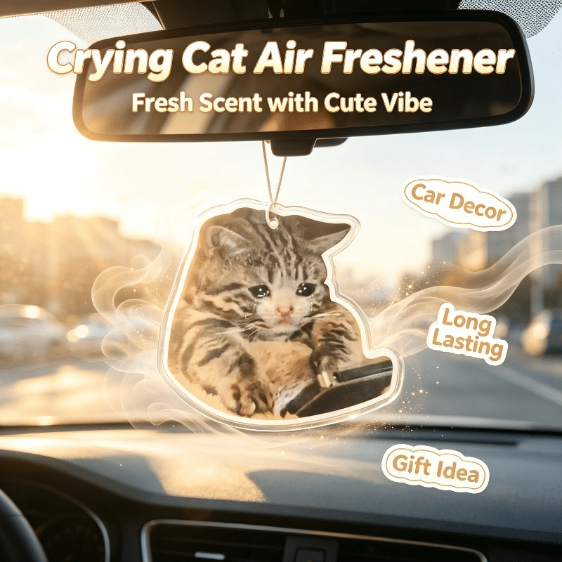 Car Air Freshener Crying Tabby - Car Air Freshener review and price